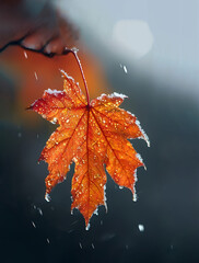 red maple leaf