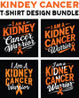 © Abdulkhalek.24 - Kidney Cancer Warrior T-Shirt Bundle