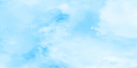 Wall Mural - Gradient light white sky background with fluffy clouds, Nature landscape in environment day horizon skyline view, cloudy in sunshine calm bright winter air background.