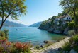 © BETHI - A beautiful river pass residence, blue sky, beautiful sea and natural paintings