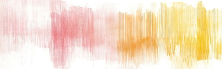 Fototapete - Elegant strokes of pastel amber create a serene abstract composition with hints of soft pink and subtle textures in a peaceful atmosphere