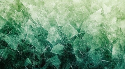Poster - Abstract green and white textured background resembling ice or crystals.