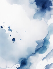 Wall Mural - stains - abstract light blue splash background - Generative AI