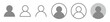 © golo - User profile icon set