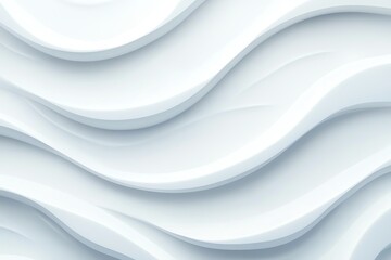 Abstract wavy white texture background with layered patterns