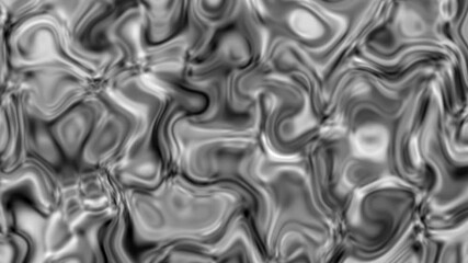 Wall Mural - liquid silver flow morph background 4k features liquid silver or chrome moving and changing for an a