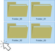 © sebastian - vector illustration icon cursor mouse select computer folders files system