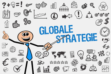 Wall Mural - Globale Strategie