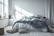 © Oleksandr - Modern Luxury Bedroom Interior Design in White and Gray