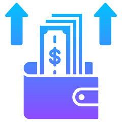 Wall Mural - Spending Money Icon