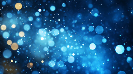abstract blue bokeh background