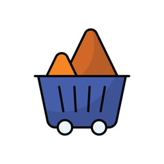 Cart vector icon