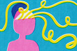 © Gemma can fly/Stocksy - Abstract person with flowing thoughts.