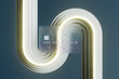 © Giada Canu/Stocksy - Transparent credit card with glowing futuristic design