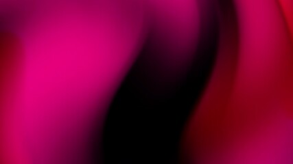Wall Mural - A vibrant abstract blend of red and pink hues against a dark background.