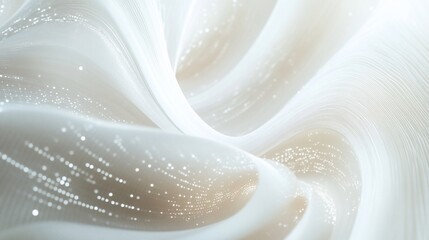Aufkleber - Abstract swirling white and beige pattern.