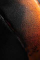Aufkleber - Close-up of textured surface with orange and black tones, showing intricate detail and pattern.