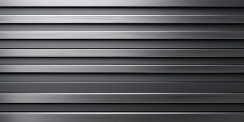 Silver metal horizontal slat texture background industrial pattern surface design