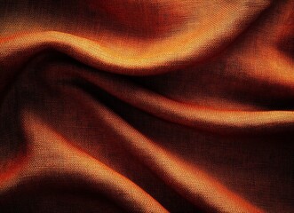 Wall Mural - Dark brown background with warm lighting, an orange and dark red color gradient. high resolution, high quality, high detail, hyper-realistic, sharp focus, no blur, no bokeh effect, cinematic, top view