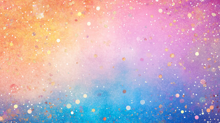 Wall Mural - celestial dreamscape: a mesmerizing blend of pastel hues, sparkling glitter, and soft bokeh creates 