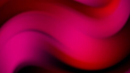 Wall Mural - A vibrant, abstract gradient of pink and red hues against a dark background.