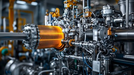 Aufkleber - High-tech environment for advanced manufacturing processes in composite material science engineering facilities