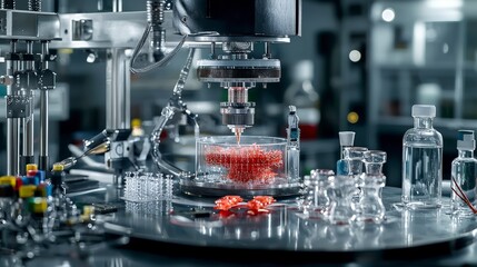 Aufkleber - Exploring advanced polymer fabrication techniques material science insights from high-tech laboratory research