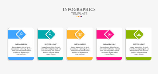 Infographics for business concept. Can be used for info graphics, flow charts, presentations, web sites, banners, printed materials.