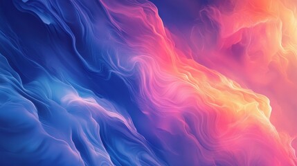 Sticker - Explore this abstract image featuring a colorful cloud design with smooth waves and vibrant hues, ideal for creative projects.