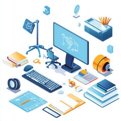 Wall Mural - enhancing digital literacy access in educational environments a comprehensive overview of tools and 