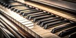 © Caitlin - Macro Photography of Two Piano Keys in Sketch Style - Artistic Close-Up of Musical Instrument Detail, Black and White Aesthetic, Elegant Design, Textured Visuals, Creative Composition
