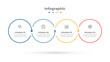 © Ammus19 - Vector thin line infographic template. Timeline process with circles and marketing icons, ideal for illustrating a 4 step business process or options.