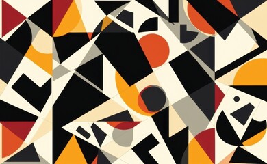 An abstract, intricate network of lines and shapes, creating a mesmerizing and dynamic visual pattern.