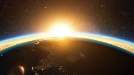 outer sunrise space earth planet globe light earth sunbeam three-dimensional map sun sky sea orb west land peace south outer earth orbit space ocean relief travel sahara africa sphere sunset global
