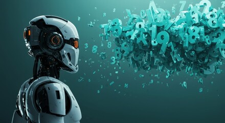 Robot AI artificial intelligence data technology machine learning science image