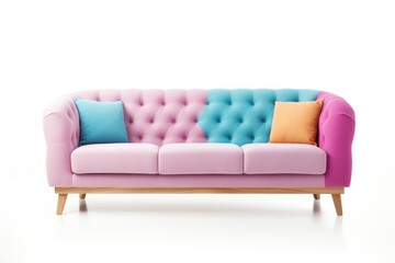 Wall Mural - Pastelsofa furniture cushion pillow.