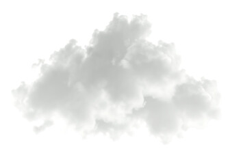 Wall Mural - cloud isolated on white background.png