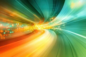 Wall Mural - colorful abstract background with swirling patterns and bright light effects for creative design pro