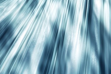 Wall Mural - Abstract Blue Light Rays with Sparkles in Soft Focus Background