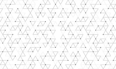 Wall Mural - abstract vector background with a seamless geometric pattern of simple triangle shapes. stylish vect