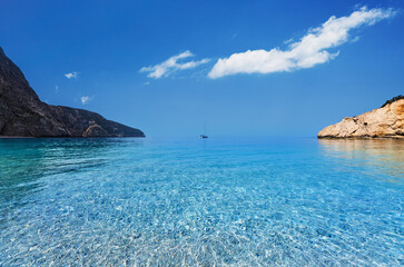 Wall Mural - Porto Katsiki beach on Lefkada island, Greece