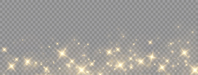 Wall Mural - christmas dust glowing bokeh confetti light and glitter texture overlay for your design. festive spa