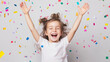 © pattozher - Joyful Child in Confetti Shower