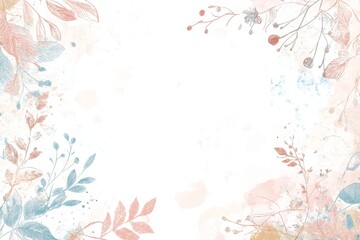 Poster - floral background