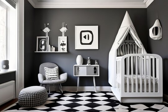 66 monochrome nursery black white and grey geometric patterns an