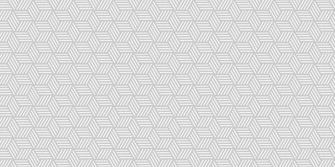 Vector geometric diagonal fabric waves seamless line texture. Seamless pattern Abstract geometric with stripes. Gray surface illustration tile background ornament. 	

