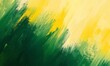 © luck - Abstract Green and Yellow Brushstrokes Background Image