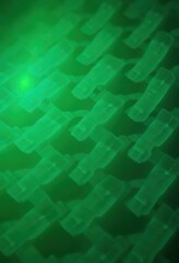 Aufkleber - Abstract Futuristic Space Matrix Background with Green Neon and Laser Lights