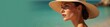 © Pawarit - Elegant model with wide-brimmed hat and flawless face, hat, elegance, female