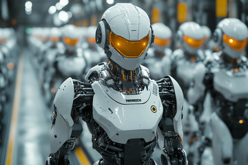 Humanoid robot showcases AI innovation AI generative
